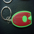 Promotoional Led Oval Shape Keyring Torches